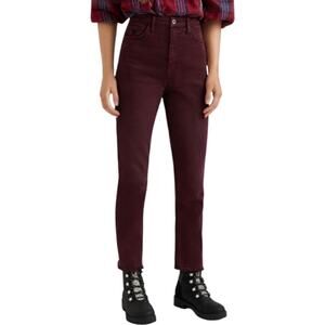 Desigual Straight Ankle Grazer Trousers Pants Jeans Size 10